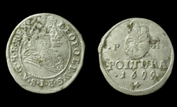 Hungary, Leopold I (the Hog-mouth), Poltura, 1699, Scarce!